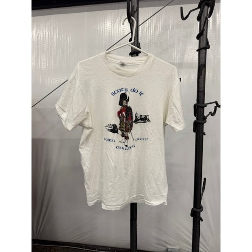Vintage Scots Do It With Amazing Grace T-Shirt Hanes Beefy-T Made in USA L